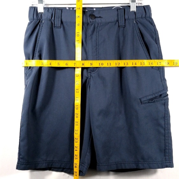 Wrangler Mens 30 ATG Outdoor Shorts Polyester Blue Hiking Cargo Utility Pockets - Picture 5 of 12